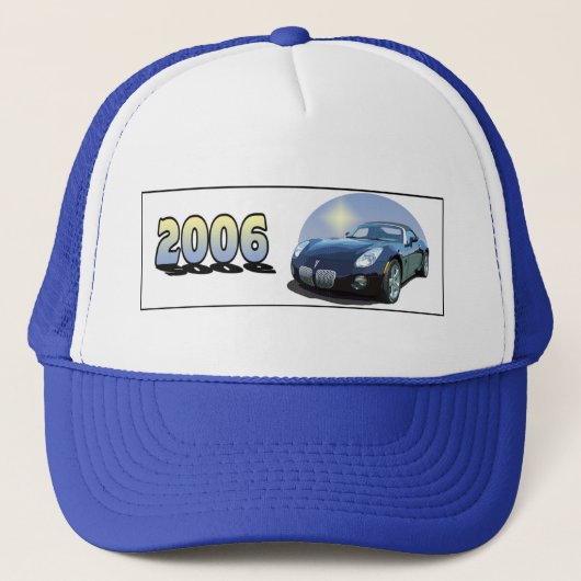 De zonneauto trucker pet (Voorkant)