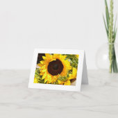 De zonnebloem dankt u kaardt bedankkaart (Voorkant)