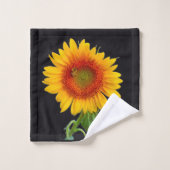 DE ZONNEBLOEM DIE DANST BAD HANDDOEK (Wasdoekje)