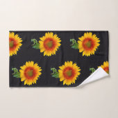 DE ZONNEBLOEM DIE DANST BAD HANDDOEK (Handdoek)