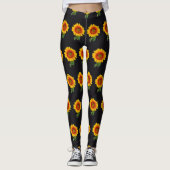 DE ZONNEBLOEM DIE DANST LEGGINGS (Voorkant)