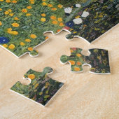 De zonnebloem van Gustav Klimt Legpuzzel (Zijkant)