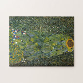 De zonnebloem van Gustav Klimt Legpuzzel (Horizontaal)