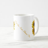 De zonnebloem vormt Koppen van de Zonnebloem van (Voorkant rechts)