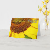 de zonnebloem wordt goed kaart (Gele Bloem)