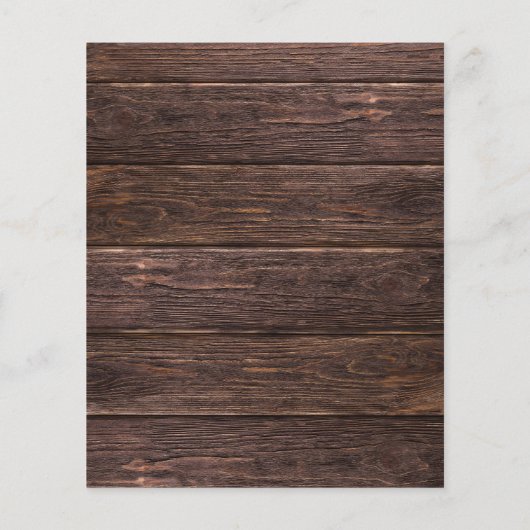 De Zonnebloemhout van de begroting & het Licht van Flyer (Achterkant)