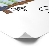 De zonnebloempitten poster (Hoek)