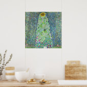De zonnebloemschilderij van Gustav Klimt Poster (Keuken)