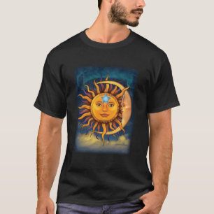 De zonnemaan van de berg t-shirt