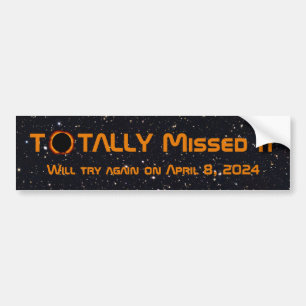 De zonnepanelen volledig gemist bumpersticker
