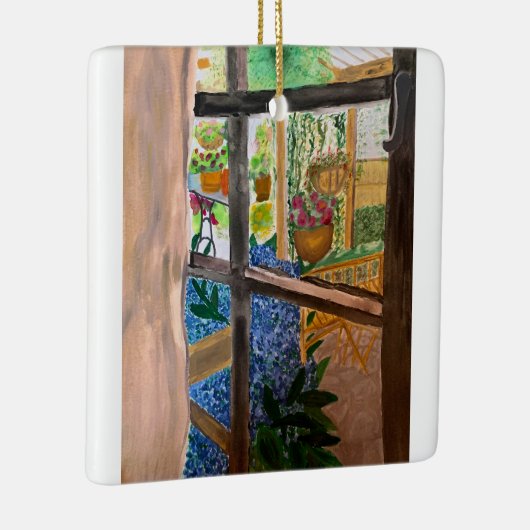 De zonnescherm keramisch ornament (Rechts)