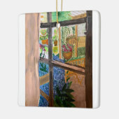 De zonnescherm keramisch ornament (Links)