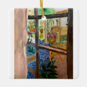 De zonnescherm keramisch ornament (Voorkant)