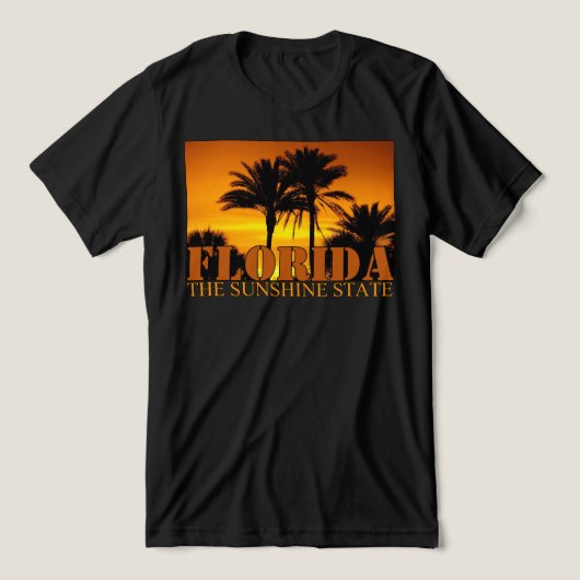 De Zonneschijn Staat - Florida Tri-Blend Shirt (Design voorkant)