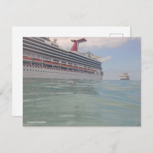 De zonneschijn van Carnaval Briefkaart (Voorkant / Achterkant)