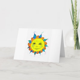 De Zonneschijn van het hallo Kaart