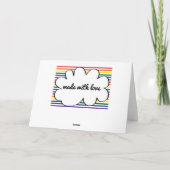 De Zonneschijn van het hallo! Wenskaart Kaart (Achterkant)