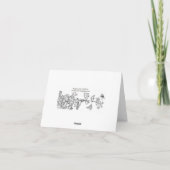 De Zonnestilstand Notecard van de winter Feestdagen Kaart (Achterkant)