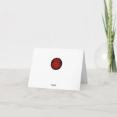 De Zonnestilstand van de winter Feestdagen Kaart (Achterkant)