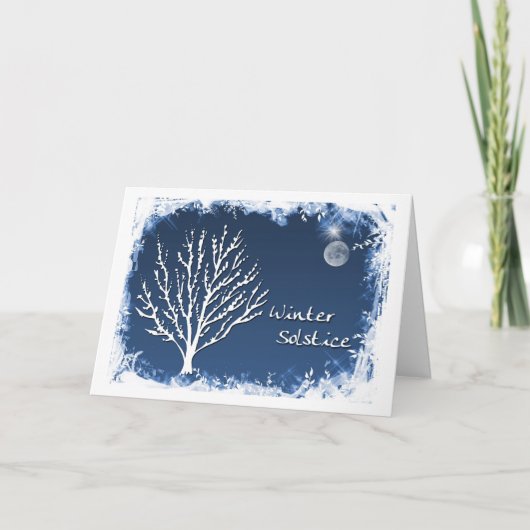 De Zonnestilstand van de winter Feestdagen Kaart (Voorkant)