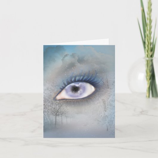 De Zonnestilstand van de winter Feestdagen Kaart (Voorkant)