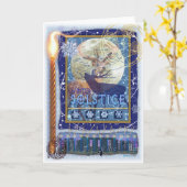 De Zonnestilstand van de winter Kaart (Gele Bloem)