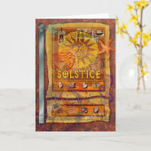 De Zonnestilstand van de zomer Kaart (Gele Bloem)