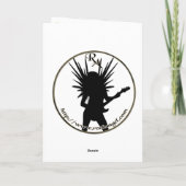 De Zonnestilstand van Paisley Feestdagen Kaart (Achterkant)