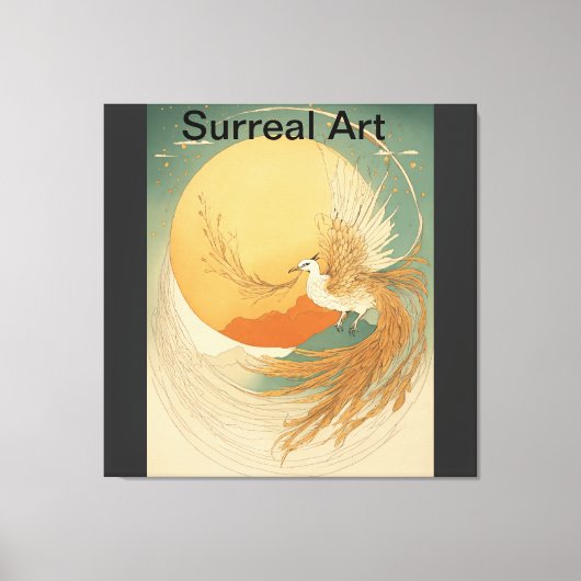 De zonnewende dans van de Phoenix Canvas Afdruk (Voorkant)