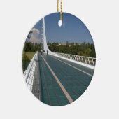 De Zonnewijzerbrug bij Turtle Bay Keramisch Ornament (Rechts)