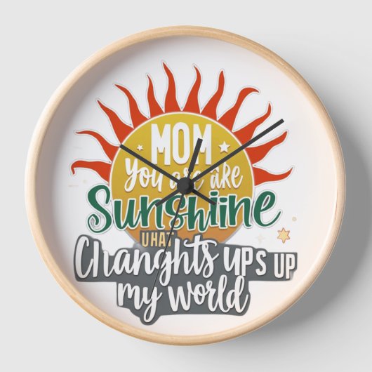 De zonnige klok van mama (Voorkant)