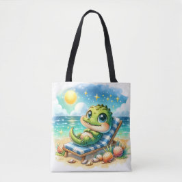 De zonnige ontsnapping van een Baby Croc Tote Bag