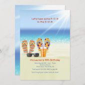 De zonnige Uitnodiging van de Kust (Voorkant / Achterkant)