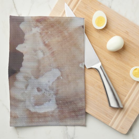 De zonnige Zeeschelpen van de Zomer, de Liefde van Theedoek (Quarter Fold)