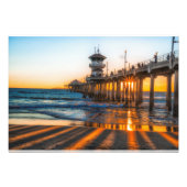 De zonsondergang bekijken foto afdruk (Voorkant)