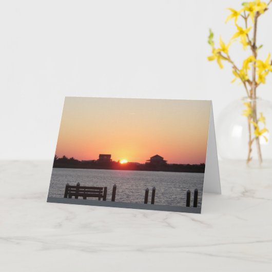 De zonsondergang bij zeurt Hoofd Kaart