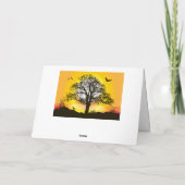 De Zonsondergang die van de Zonnestilstand van de Kaart (Achterkant)