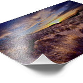 De zonsondergang foto afdruk (Hoek)