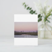 De zonsondergang van Apalachicola Briefkaart (Staand voorkant)