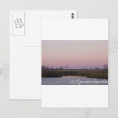 De zonsondergang van Apalachicola Briefkaart (Voorkant / Achterkant)