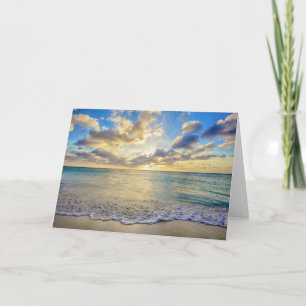 De Zonsondergang van Aruba over het Bewegen van Kaart