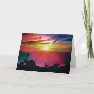 De Zonsondergang van de dinosaurus Kaart