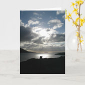 De Zonsondergang van de Kust van Wales Kaart (Gele Bloem)