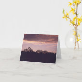 De Zonsondergang van de windmolen Notecard #1 Kaart (Gele Bloem)