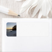 De Zonsondergang van de winter Etiket (Insitu)