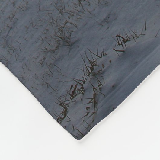 De Zonsondergang van de winter Fleece Deken (Hoek)