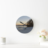 De Zonsondergang van de winter Ronde Klok (Huis)