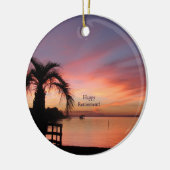 De Zonsondergang van Florida van Retirment Keramisch Ornament (Links)