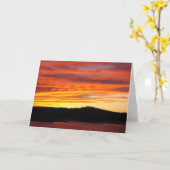 De Zonsondergang van het reservoir Kaart (Gele Bloem)