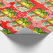 De Zonsondergang van het Strand van Kerstmis Cadeaupapier (Hoek)
